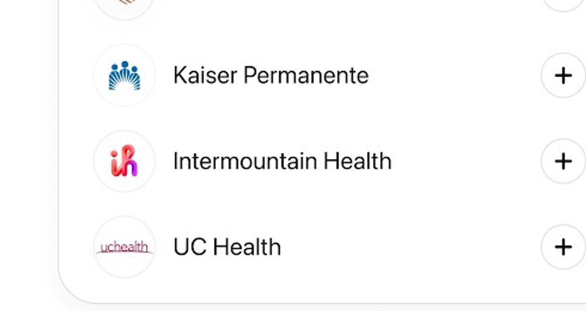 Amerikaanse zorgaanbieders die je met een tik aan ChatGPT koppelt: Kaiser Permanente, Intermountain Health en UC Health