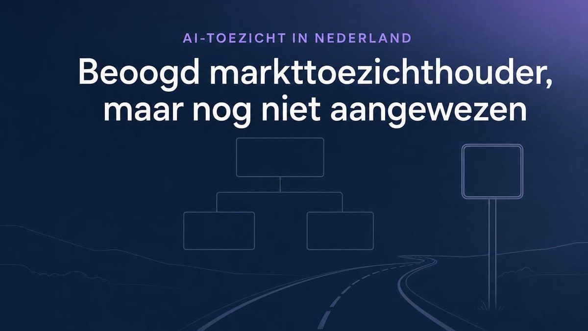 AP krijgt een AI-directie, maar handhaven mag nog niet