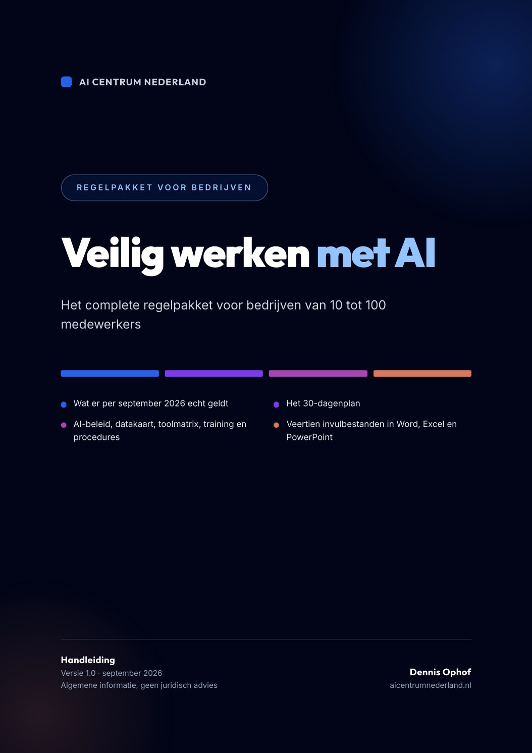 Omslag van Veilig werken met AI